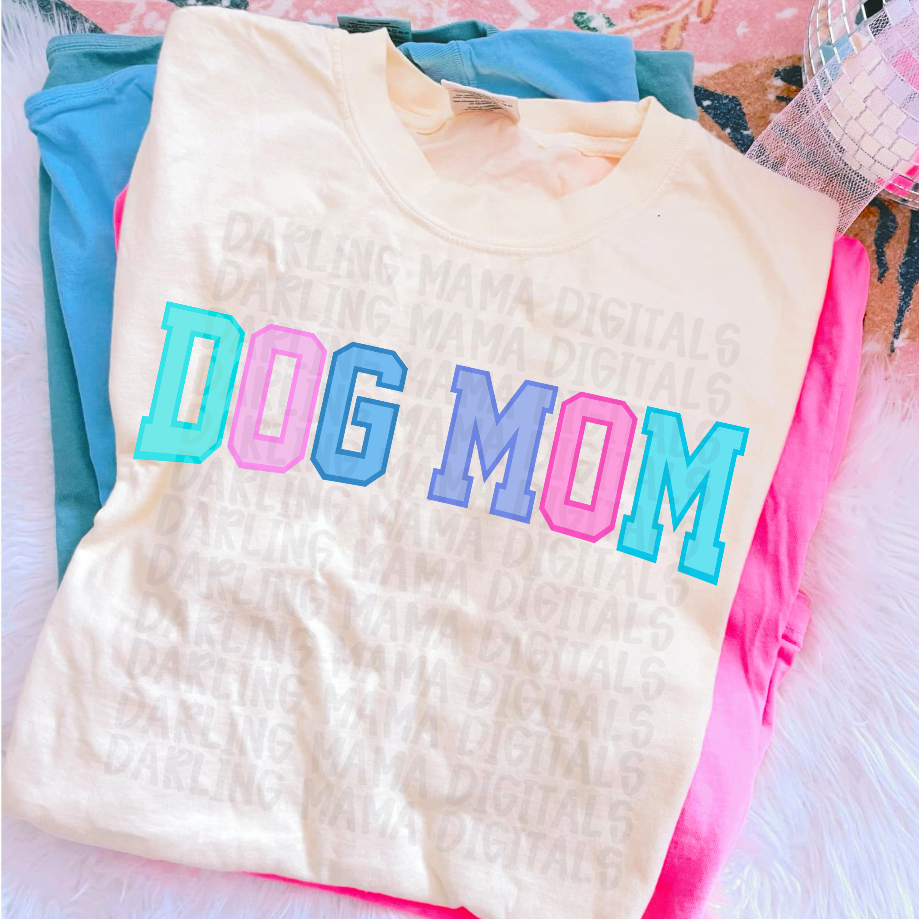 LC Varsity Dog Mom – Darling Mama Digitals