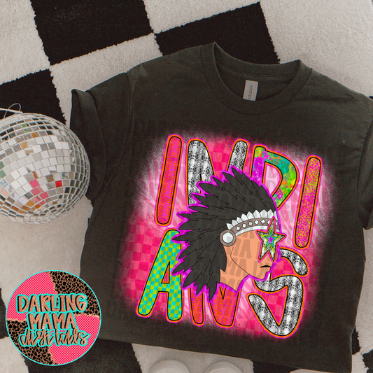 Preppy Back Splash Indians