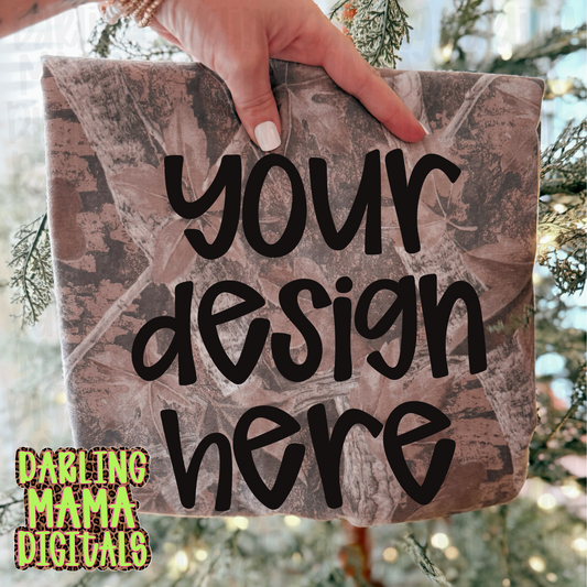 Hollister Dark camo boxy tee Christmas tree