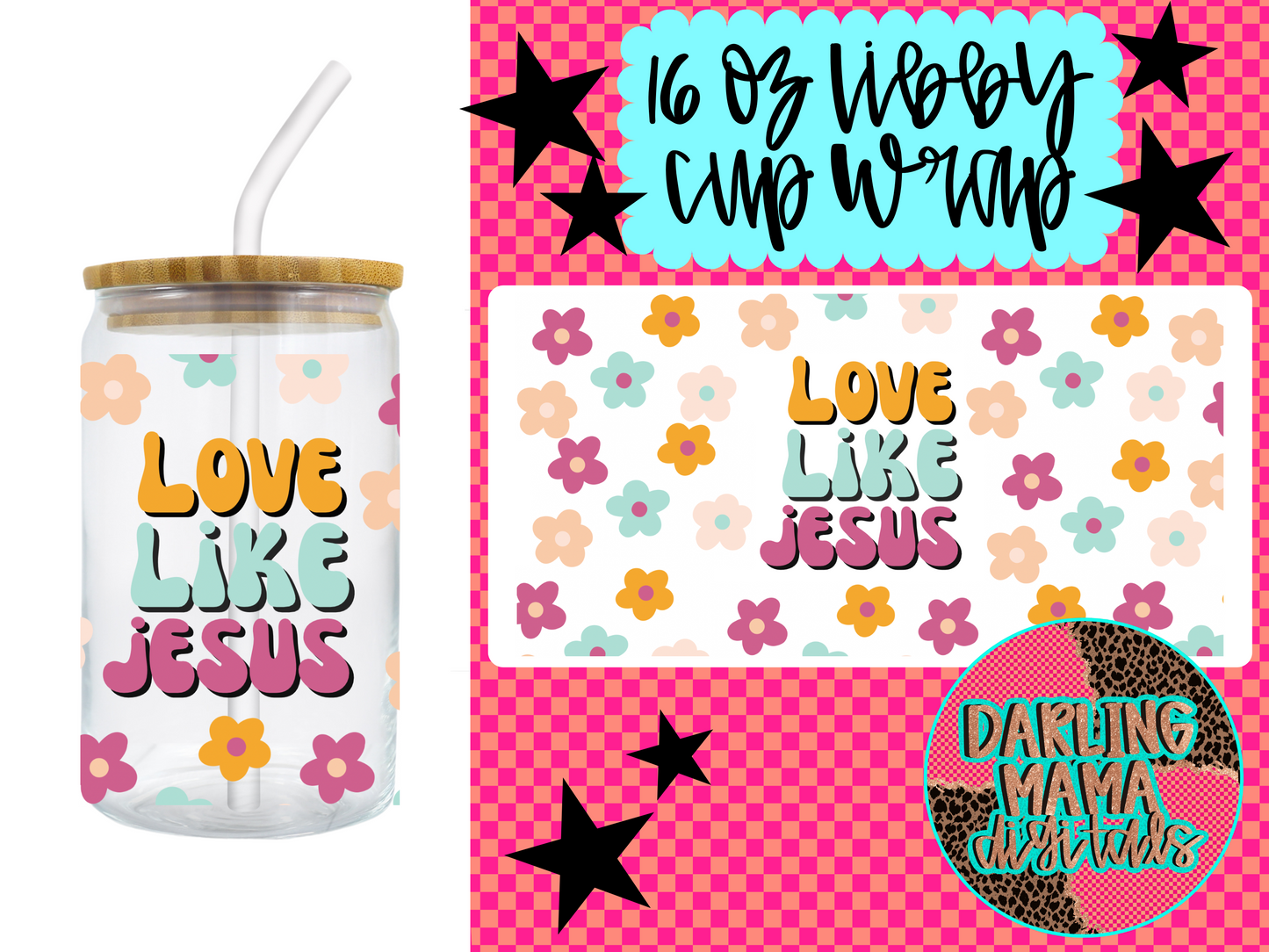 Love Like Jesus Cup Wrap