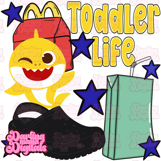 Toddler life boy shark