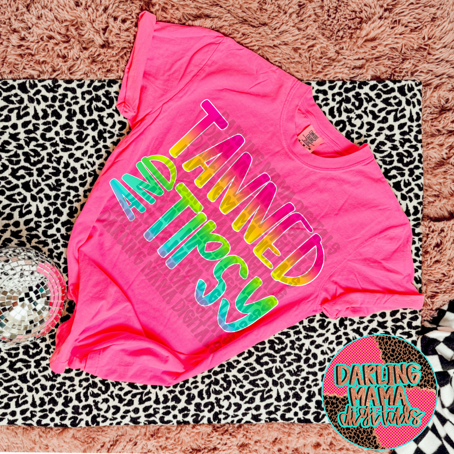 Neon Tanned and Tipsy