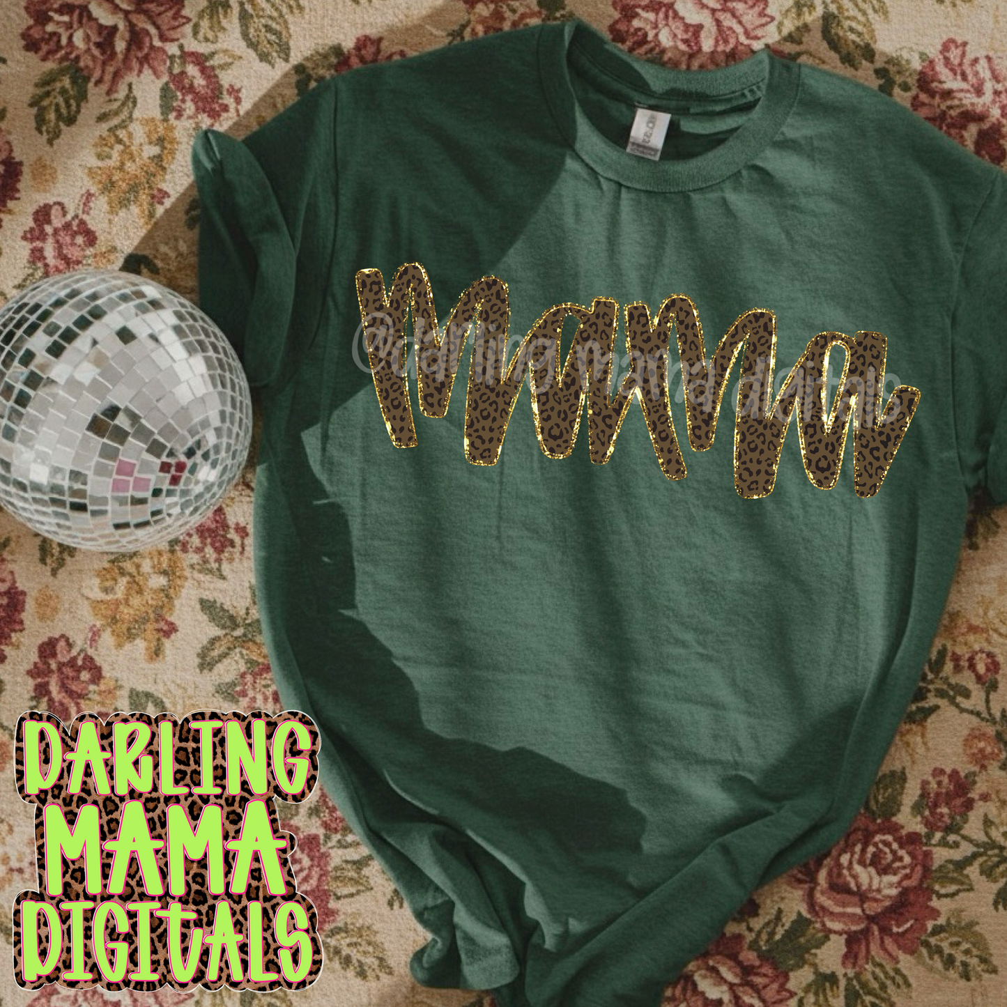 Painted cheetah mama