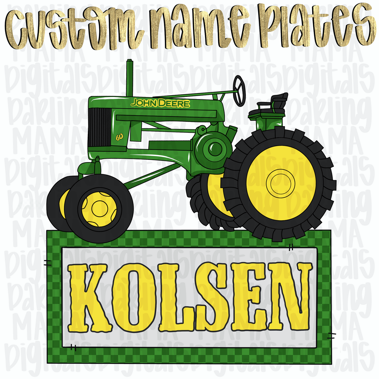 Custom boy JD tractor