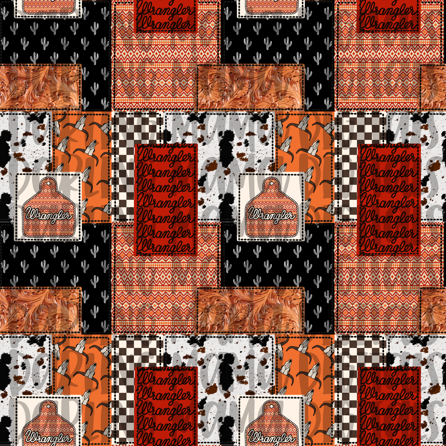 Aztec Wr*ngler patchwork Seamless File