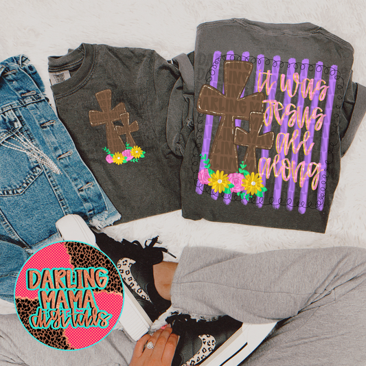 Hand Drawn It Was Jesus All Along