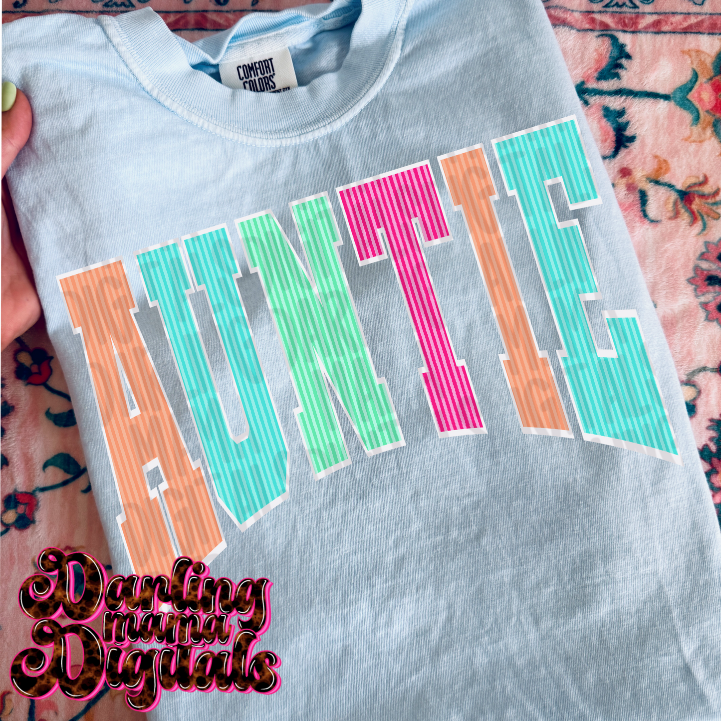 Neon striped auntie