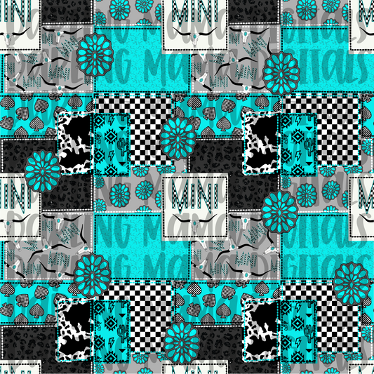 Western Mini Patchwork Seamless File