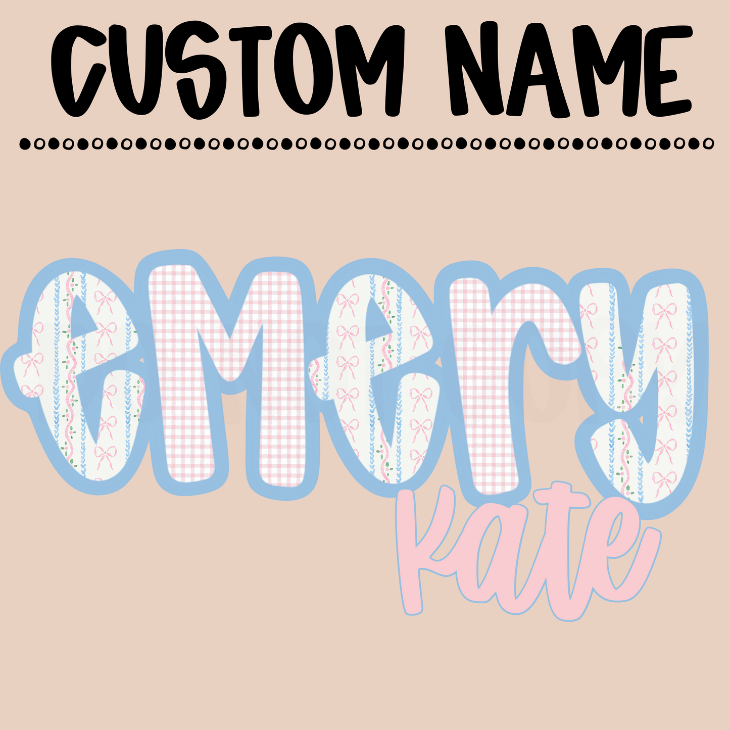 Custom Coquette Name