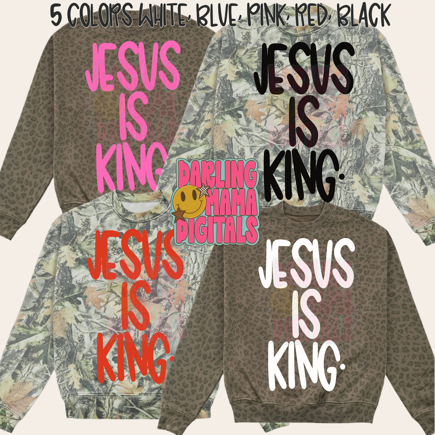 Jesus is king Bundle of 5