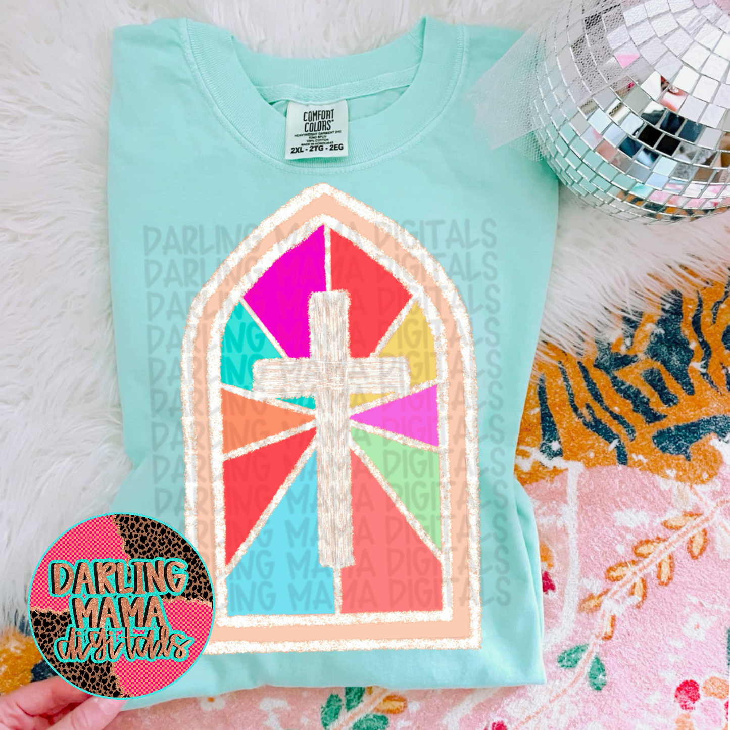 Glitter Church Window