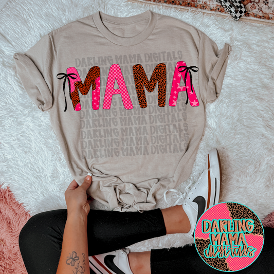 Leopard Checkered Mama