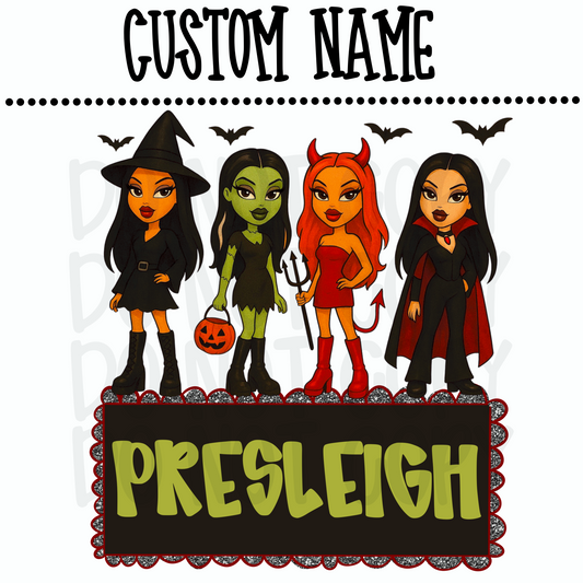 Custom Halloween Bratz Name