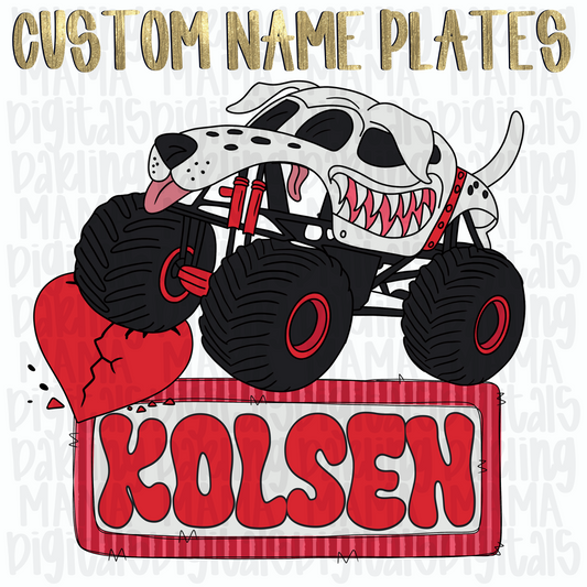 Custom Vday monster truck