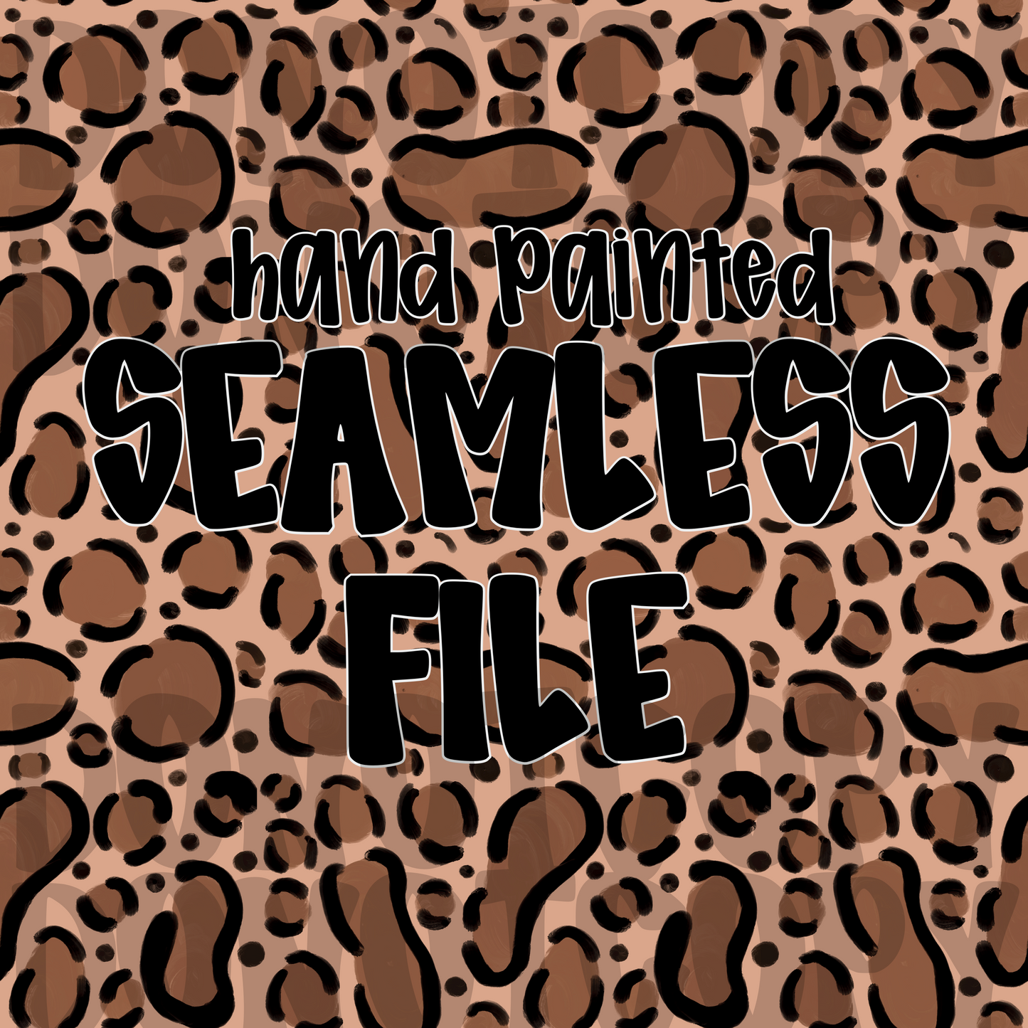 Hand Painted Cheetah Seamless File
