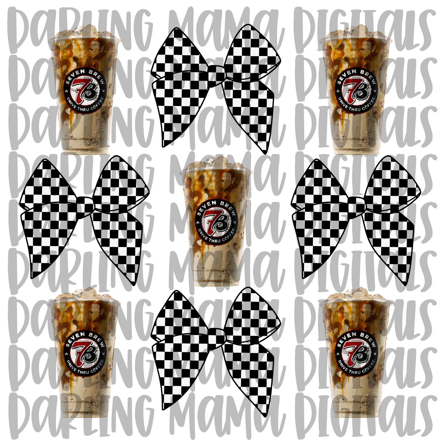 LAST CHANCE 7 Brew Checkered Bow