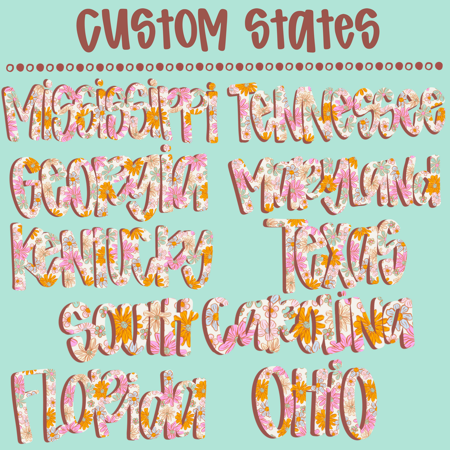 Custom Floral State