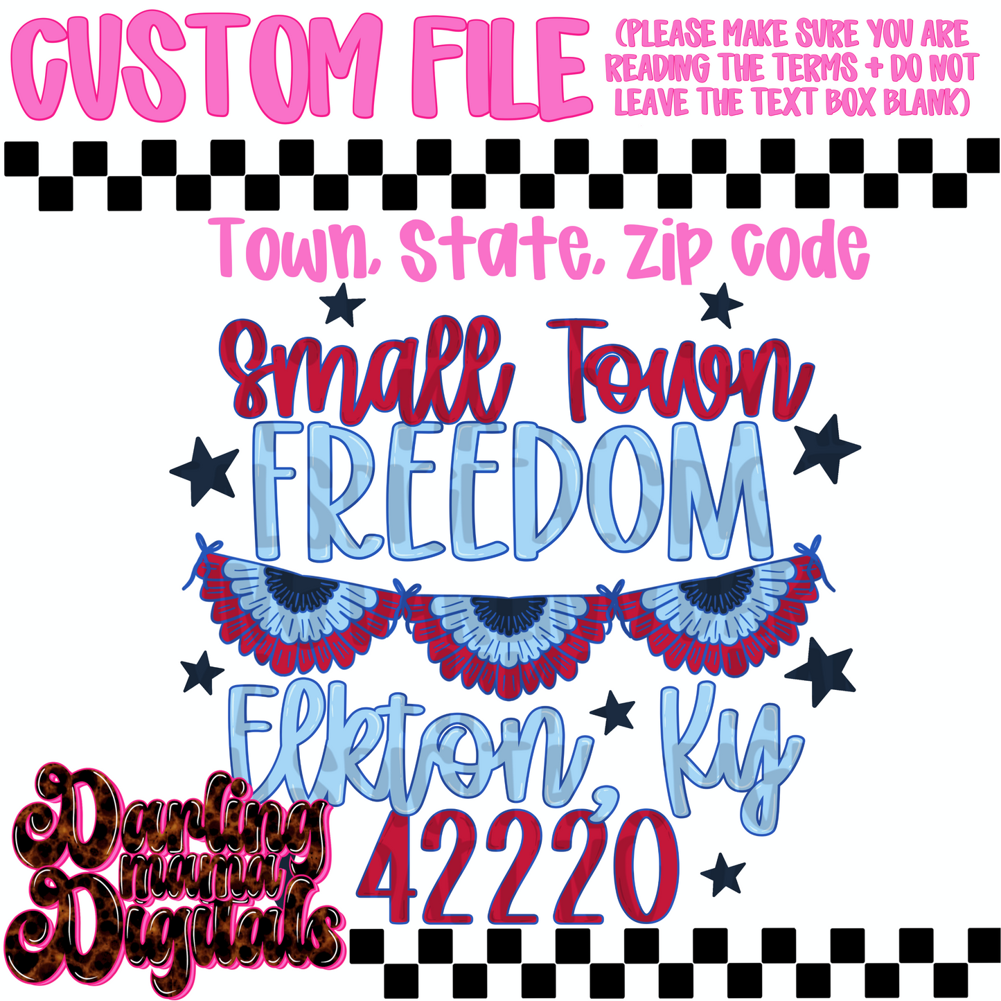 Custom Small town freedom
