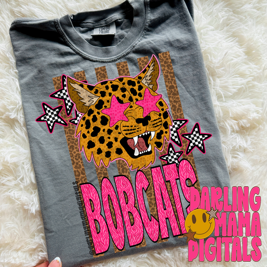 Cheetah stripes bobcats