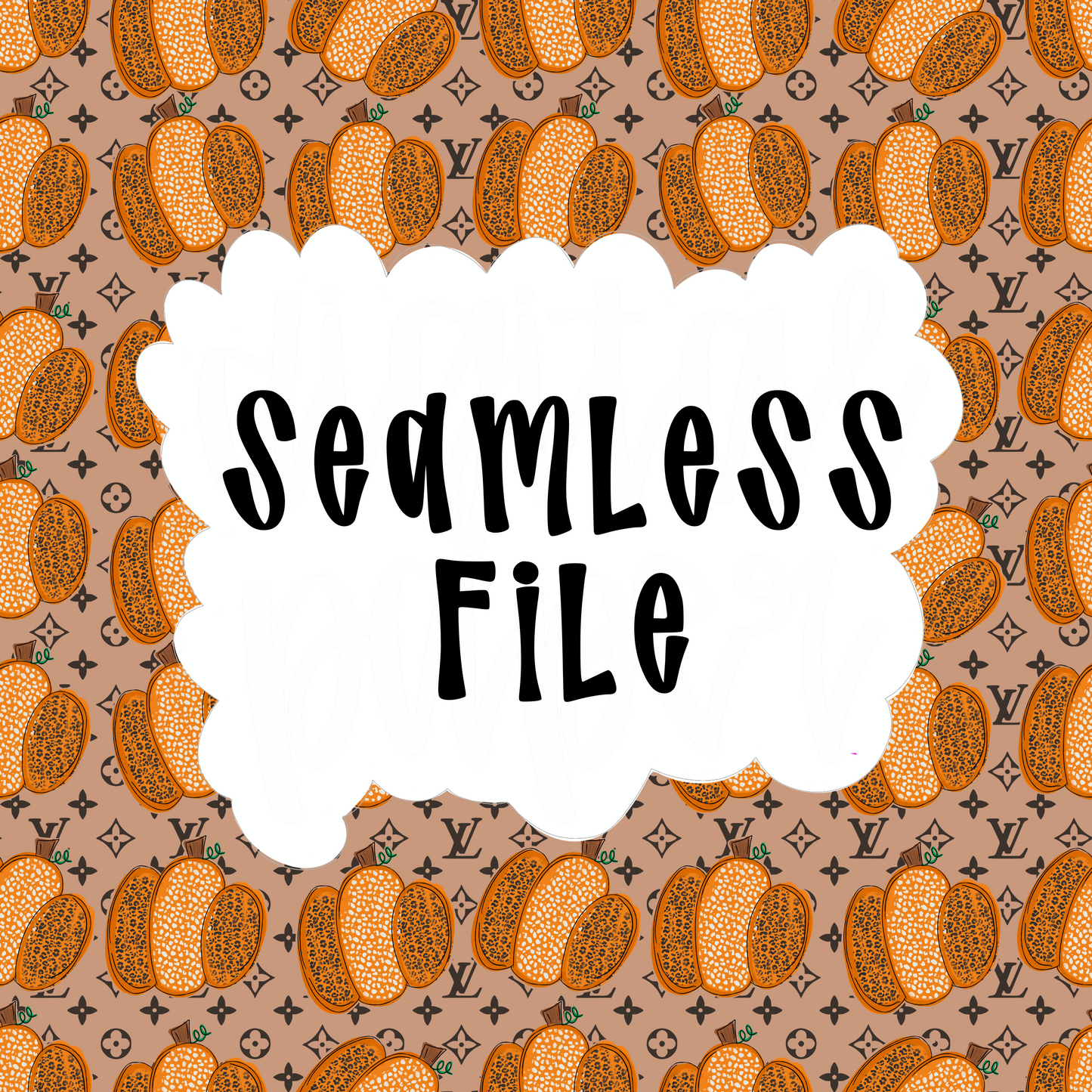 Boujee Pumpkin Seamless