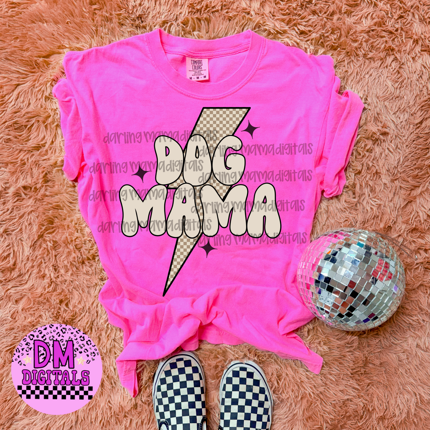 Dog Mama Lightening Bolt