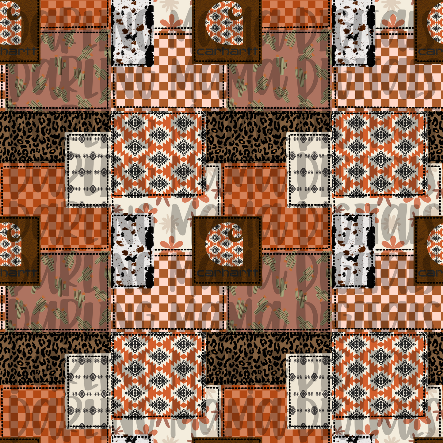 Rustic C*rhar** Patchwork Seamless File