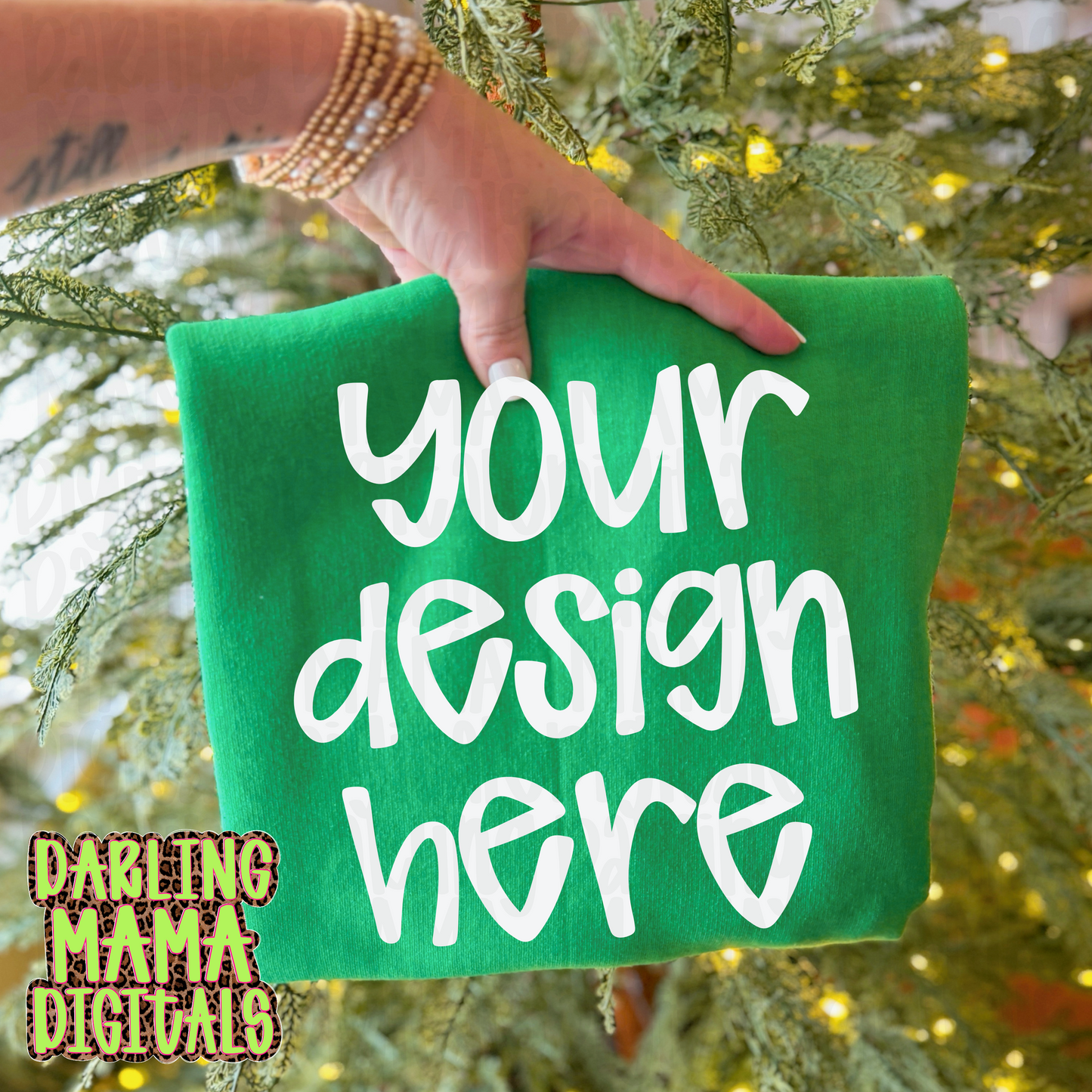 Irish green sweatshirt Christmas tree