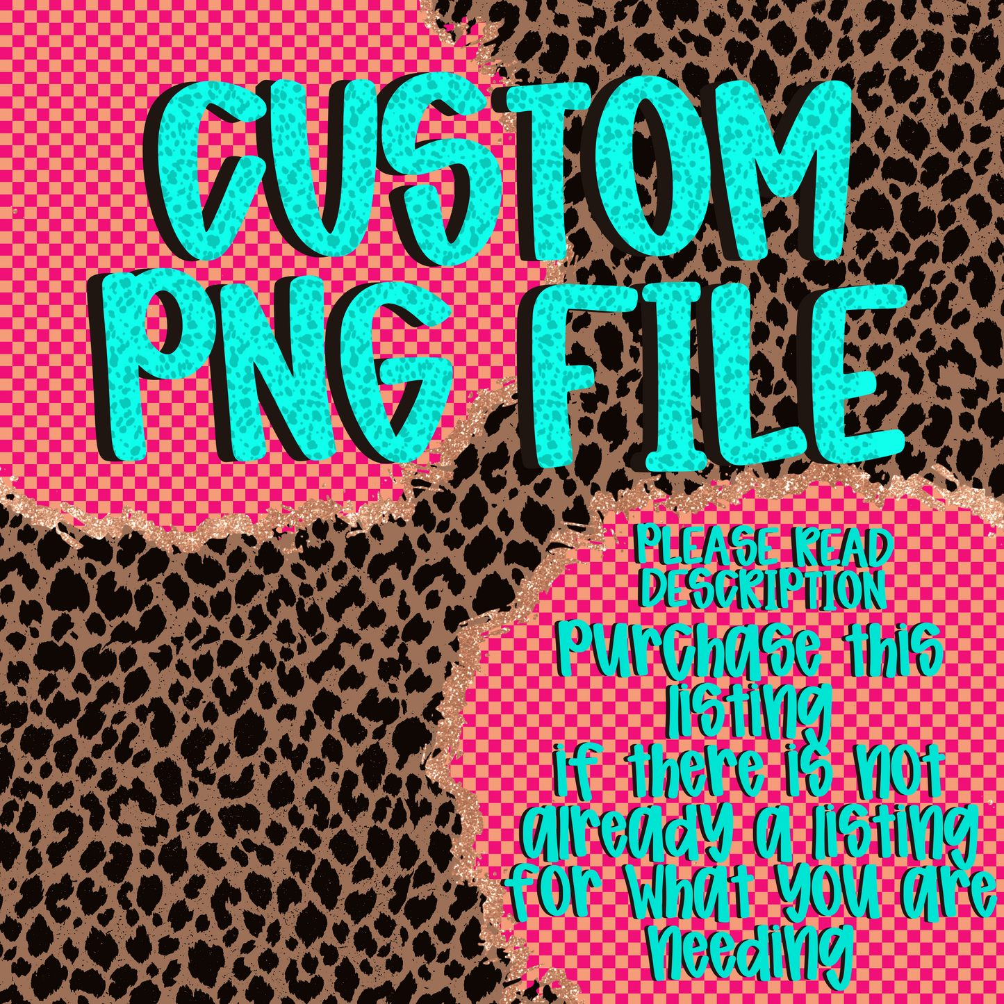 Custom PNG listing PLEASE READ DESCRIPTION!