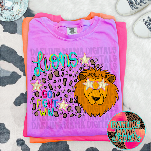 Preppy Cheetah Lions