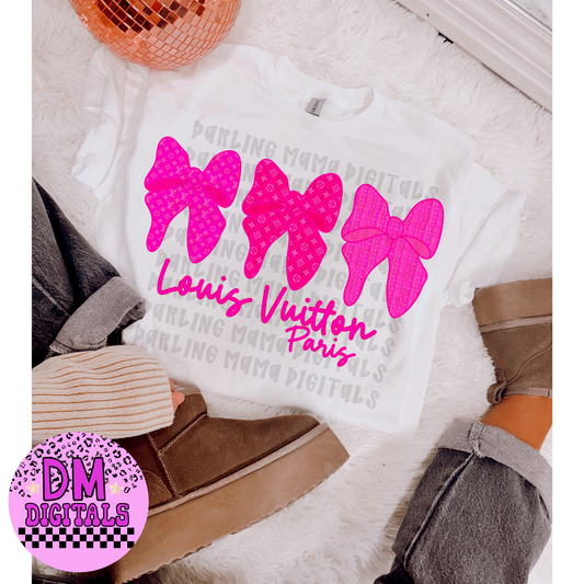 LC Pink Paris Bows