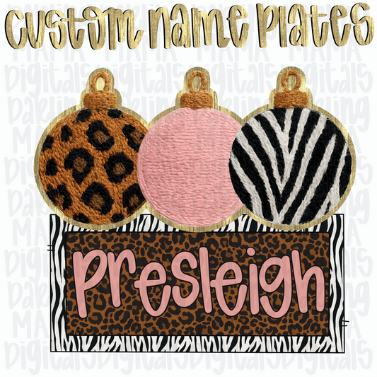Custom Yarn ornaments