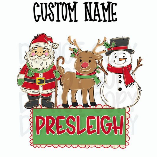 Custom Christmas Name