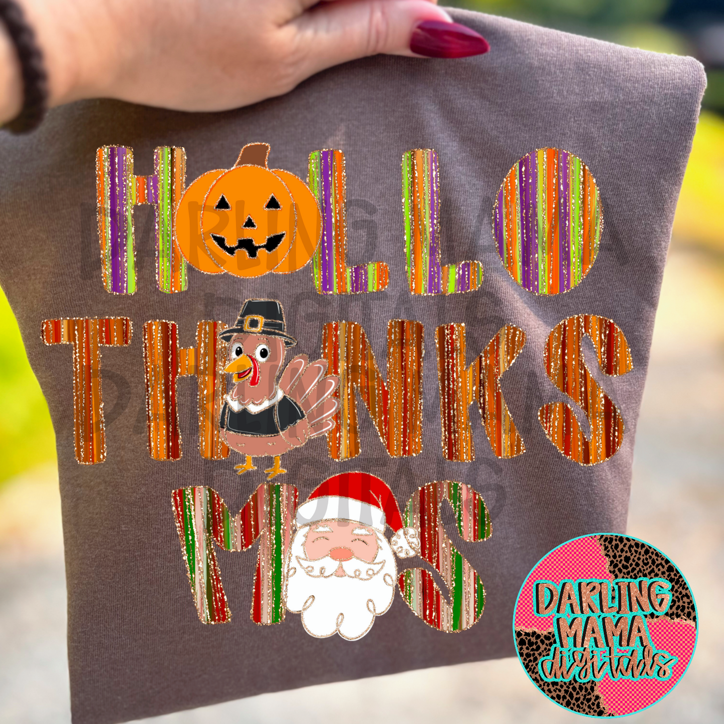 Painted HalloThanksMas