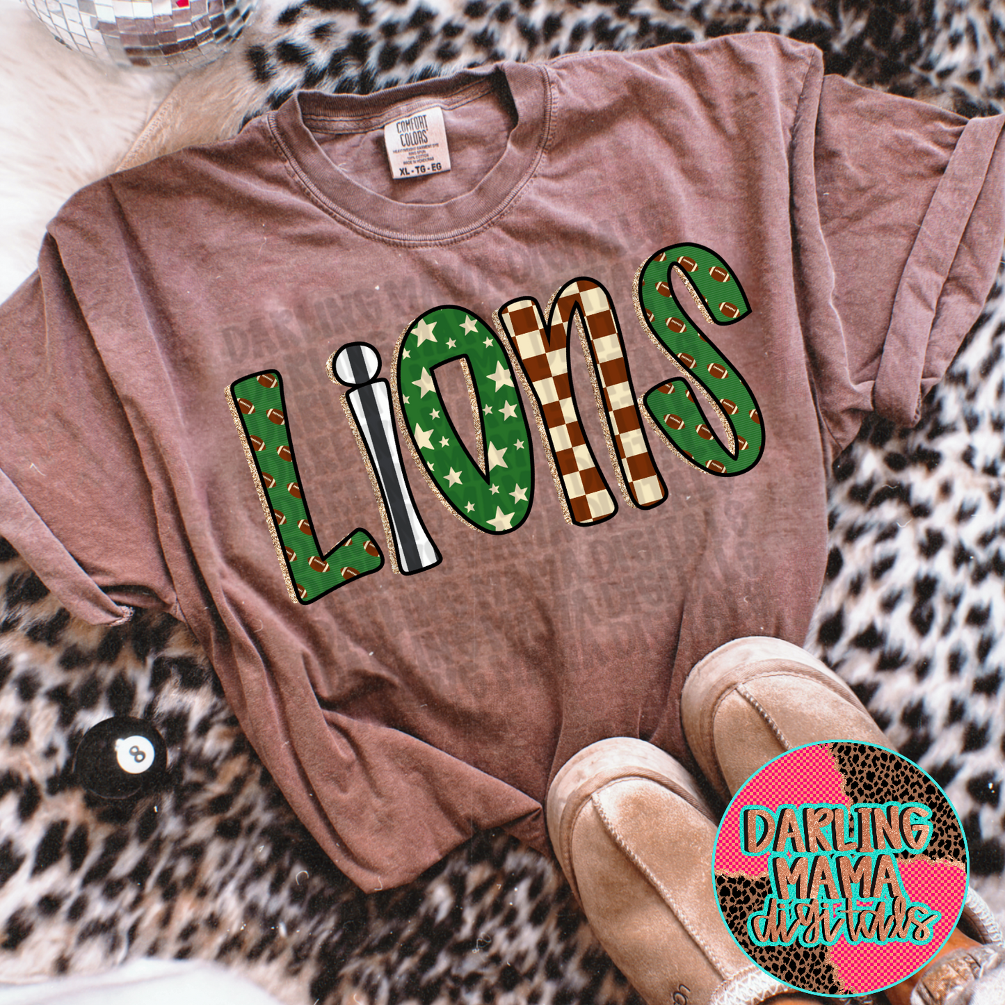 Preppy Football Lions