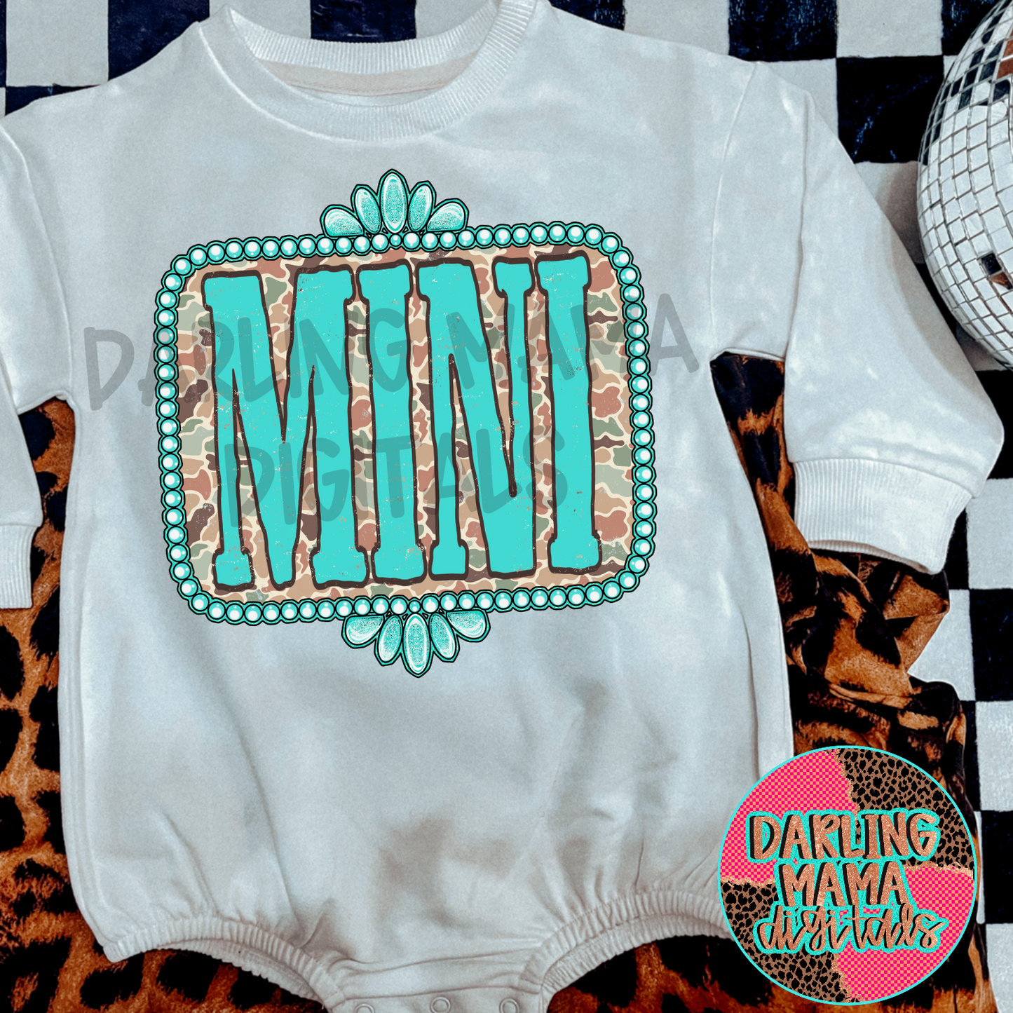 Light Duck Camo Western Frame Mini