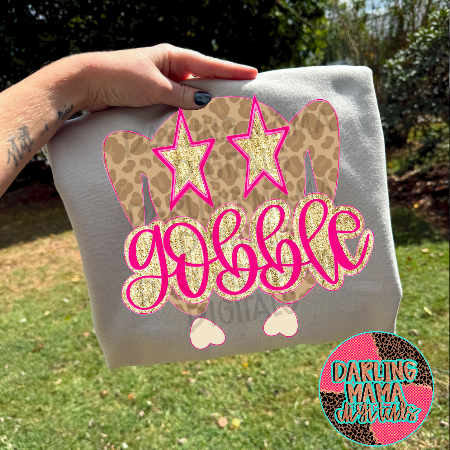 Gobble pink cheetah Turkey