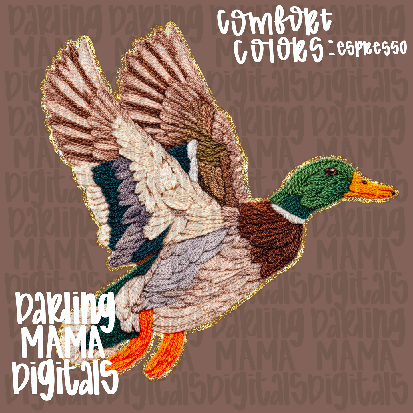 VERY LIMITED yarn texture flying mallard