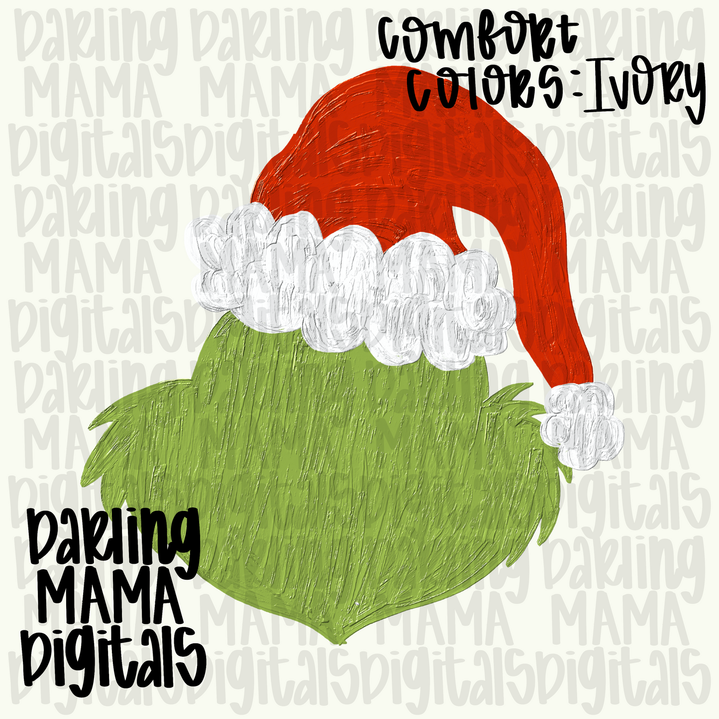 LIMITED real paint texture green man