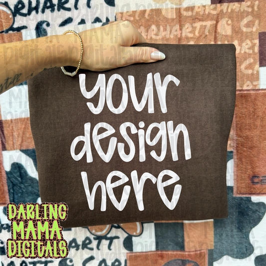 Gildan Dark Chocolate Sweatshirt