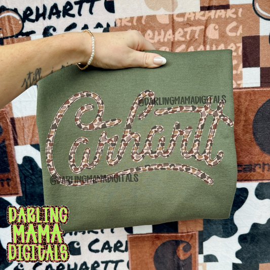 Faux embroidery Duck Camo CH