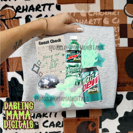 Baja Blast collage