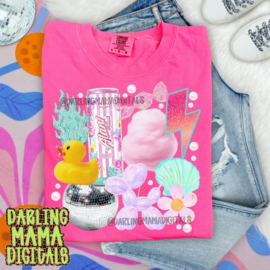 Cotton Candy collage