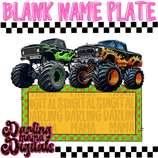 Flame Monster Truck