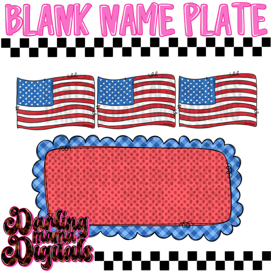 Girl American Flag