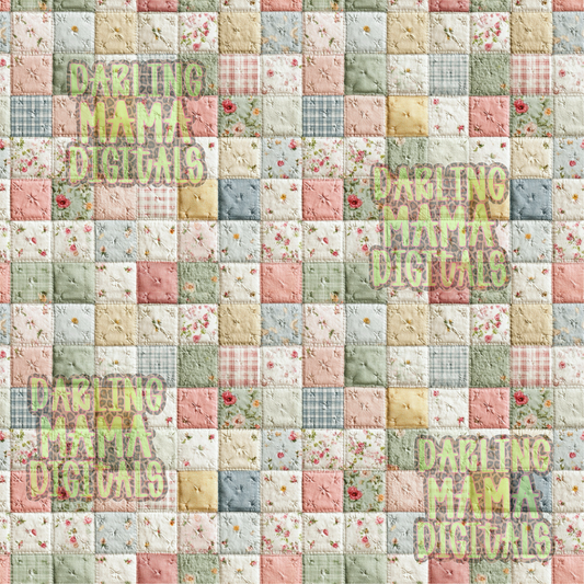 Quilted patchwork Seamless