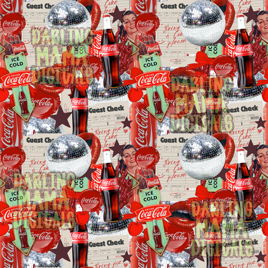 Coke Collage seamless