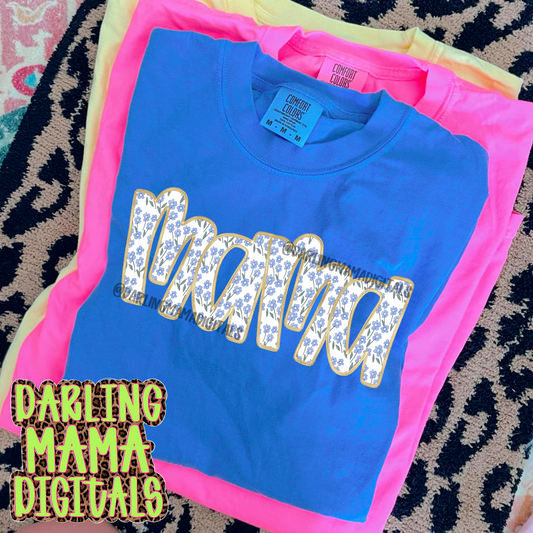 Faux embroidery mama 2