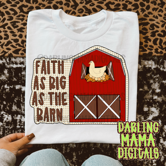 Faith as big as the barn