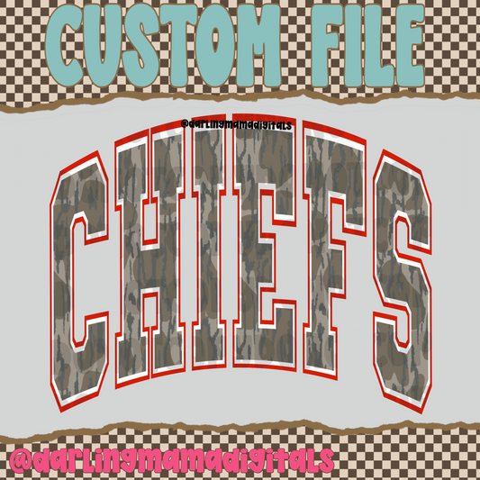 Custom line camo team name