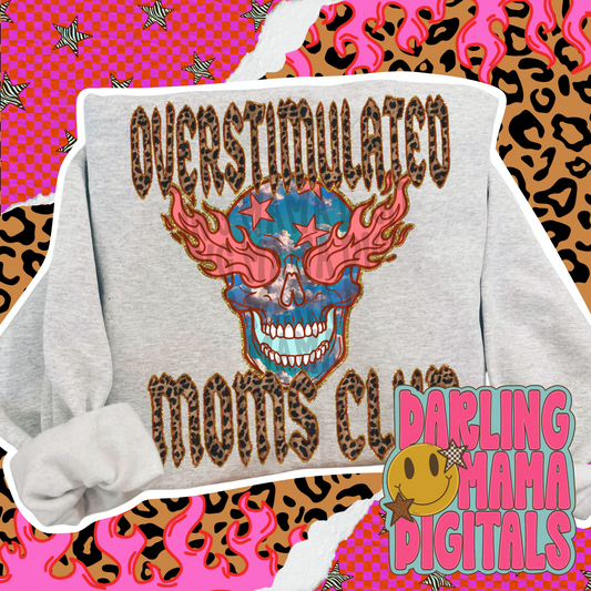 Cheetah overstimulated moms club